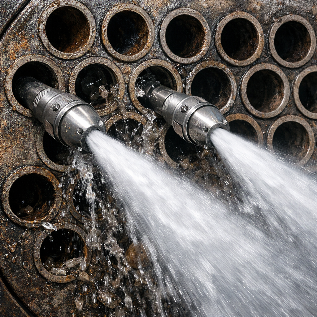 Limpeza de caldeiras industriais com hidrojato em Bauru