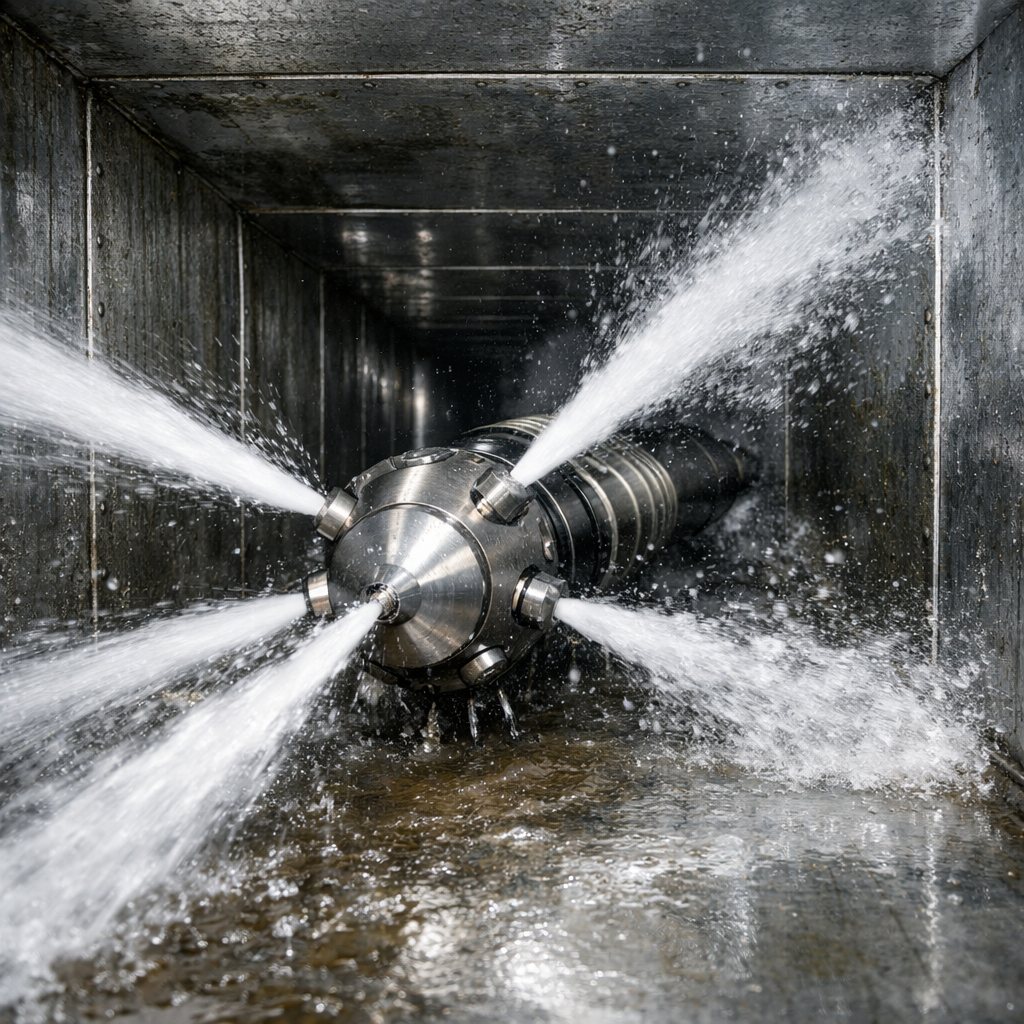 Limpeza de dutos industriais em Bauru